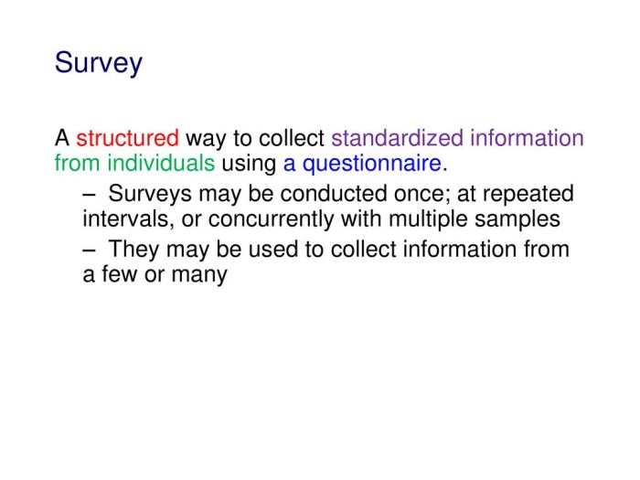 Using Surveys to Collect Customer Data