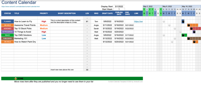 Building a Content Calendar